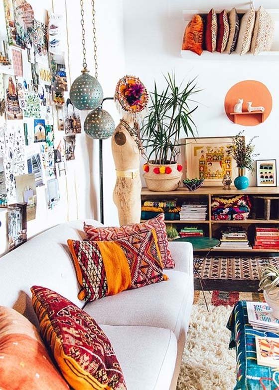 INSPIRATION: UNE DECORATION COLOREE POUR SON SALON