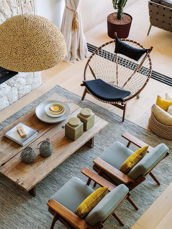 INSPIRATIONS DECO POUR UN SALON ZEN